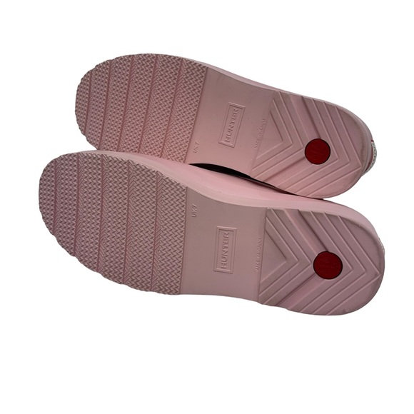 Hunter Azalea Pink Play Platfrom Slip-on Treaded Closed Toe Comfort Clog Shoe 9 - Picture 8 of 13